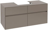 Villeroy & Boch Collaro Waschtischunterschrank 1200 mm mit 4 Auszügen in Black Matt Lacquer
