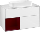 Villeroy & Boch Waschtischunterschrank Finion G241GF Glossy White Lacquer 1000 mm mit Beleuchtung