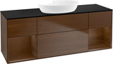 Villeroy & Boch Finion Waschtischunterschrank 1600 mm Glossy White Lacquer mit Beleuchtung