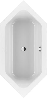 Villeroy & Boch LOOP & FRIENDS Airpool Entry Whirlpoolsystem – 6-eckig, 1900 mm, mit 10 Micro-Bodendüsen