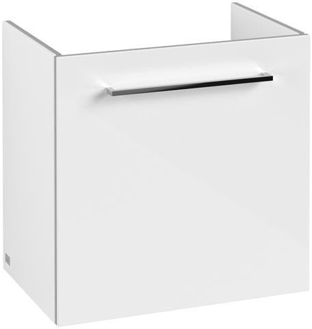 Villeroy & Boch Avento Waschtischunterschrank 530 mm Crystal Grey, 1 Tür links, mit Dämpfung