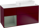 Villeroy & Boch Finion Waschbeckenunterschrank 1200 mm Glossy White Lacquer mit LED-Beleuchtung