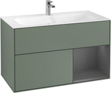 Villeroy & Boch Finion Waschtischunterschrank 996 mm White Matt Lacquer mit Beleuchtung