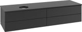 Villeroy & Boch Waschtischunterschrank Antao L26110 1600 mm Anthrazit Matt mit LED