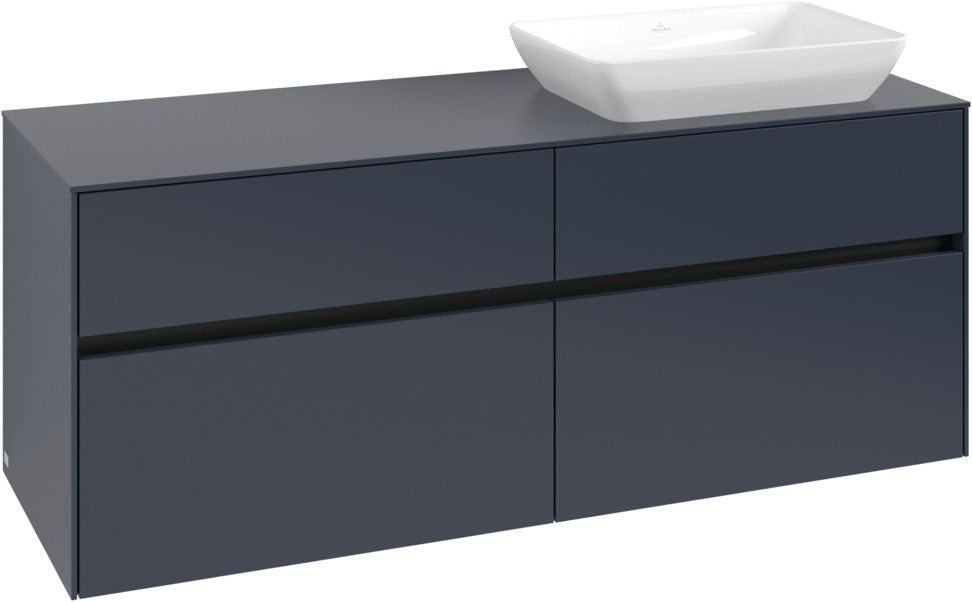 Villeroy & Boch Waschtischunterschrank Collaro C118 B0 1400 mm White Oak mit Beleuchtung und SoftClosing