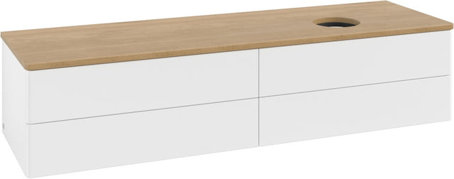 Villeroy & Boch Antao Waschtischunterschrank 1600 mm White Matt Lacquer – 4 Auszüge, wandmontiert