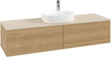 Villeroy & Boch Waschbeckenunterschrank Antao 1600 mm Warm Walnut mit 2 Auszügen
