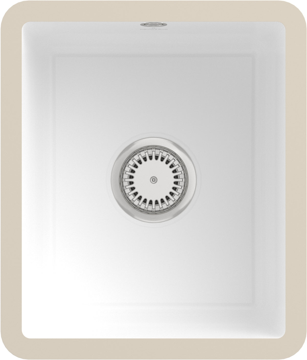 Villeroy & Boch Unterbauspüle Subway 45 SU Weiß Alpin CeramicPlus Rechteck 375x440 mm