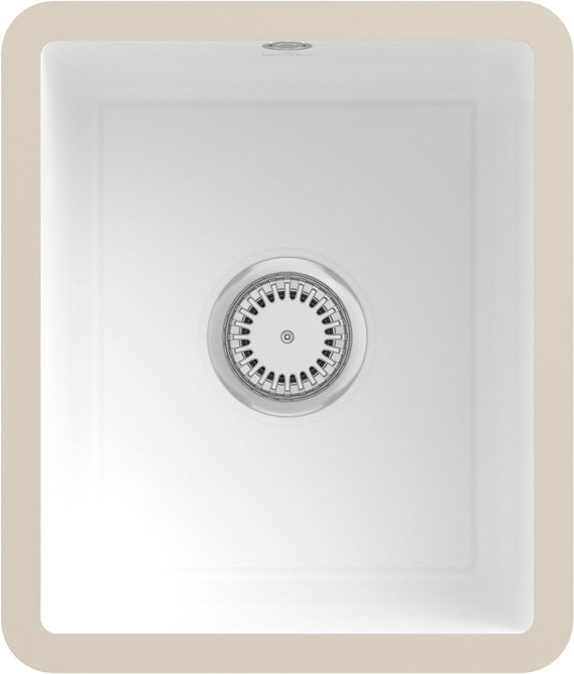 Villeroy & Boch Unterbauspüle Subway 45 SU Weiß Alpin CeramicPlus Rechteck 375x440 mm