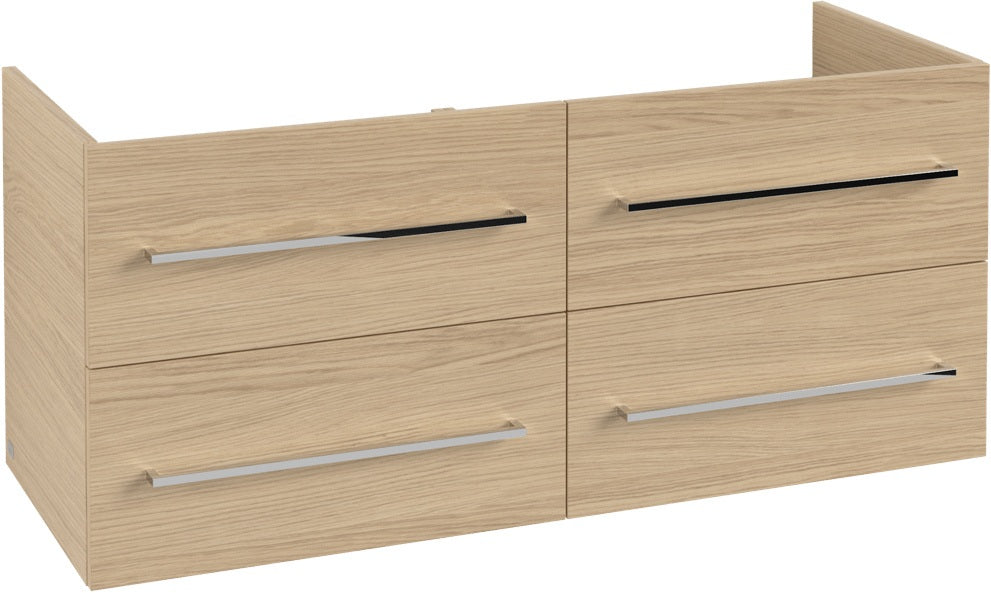 Villeroy & Boch Avento Waschbeckenunterschrank Arizona Oak 1180 mm mit 4 Auszügen