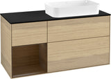 Villeroy & Boch Finion Waschtischunterschrank 120 cm Glossy White Lacquer mit Beleuchtung
