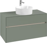 Villeroy & Boch Waschtischunterschrank Collaro C038 B0 1000 mm White Oak mit Beleuchtung und SoftClosing