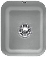 Villeroy & Boch Unterbauspüle Cisterna 45 – Keramik Ebony CeramicPlus, 370 x 435 mm