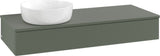Villeroy & Boch Waschbeckenunterschrank Antao L11150 1200 mm Leaf Green Matt Lack mit Beleuchtung