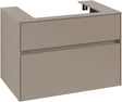 Villeroy & Boch Waschbeckenunterschrank Collaro C080 B0 800 mm Taupe mit Beleuchtung & SoftClosing