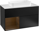 Villeroy & Boch Waschtischunterschrank Finion G241GF Glossy White Lacquer 1000 mm mit Beleuchtung