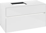 Villeroy & Boch Waschbeckenunterschrank Collaro C126 B0 1000 mm Glossy White mit Beleuchtung