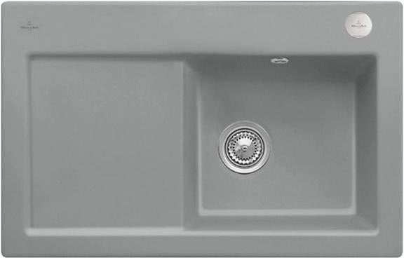 Villeroy & Boch Subway 45 Einbauspüle 780x510mm Keramik Ivory CeramicPlus