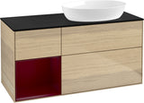 Villeroy & Boch Waschtischunterschrank Finion FA42G 1200 mm Glossy White Lacquer mit Beleuchtung
