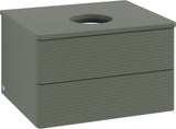 Villeroy & Boch Waschtischunterschrank Antao 600 mm Anthrazit Matt mit LED-Auszugsbeleuchtung