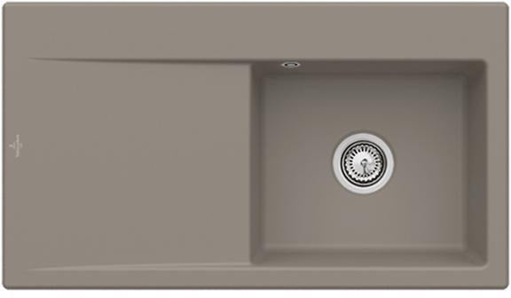 Villeroy & Boch Einbauspüle Subway Style 50 Weiß Alpin CeramicPlus 900 mm