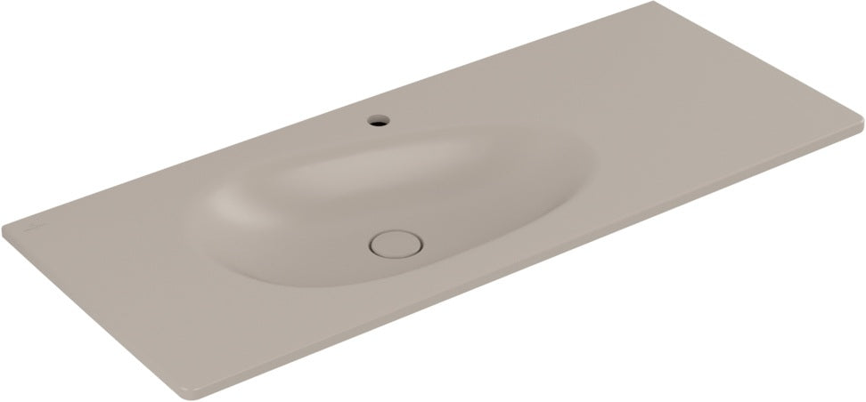 Villeroy & Boch Antao Schrankwaschtisch 800 mm Almond CeramicPlus – Wandmontage, TitanCeram, ohne Überlauf