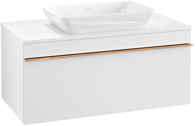 Villeroy & Boch Venticello Waschtischunterschrank 957 mm Glossy White mit Auszug
