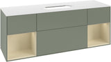 Villeroy & Boch Finion Waschbeckenunterschrank 1600 mm Glossy White Lacquer mit LED-Beleuchtung
