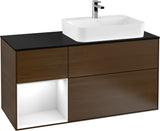 Villeroy & Boch Finion Waschbeckenunterschrank 1200 mm Glossy White Lacquer mit Beleuchtung