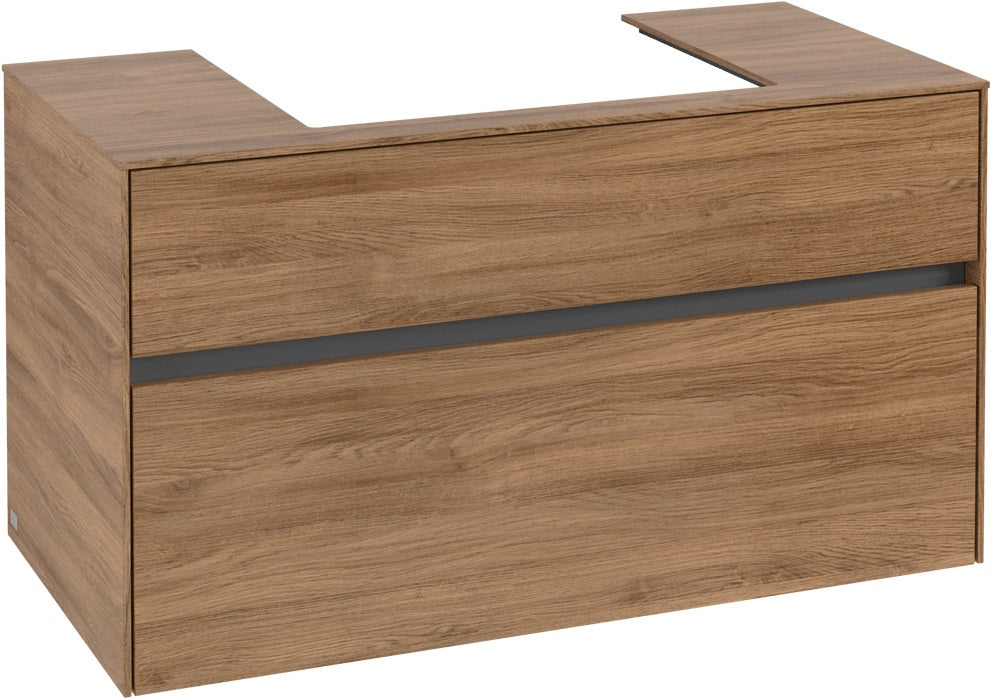 Villeroy & Boch Waschbeckenunterschrank Collaro C01900 Kansas Oak 1000 mm mit SoftClosing