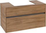 Villeroy & Boch Waschbeckenunterschrank Collaro C01900 Kansas Oak 1000 mm mit SoftClosing