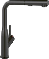Villeroy & Boch Subway Style Shower Küchenarmatur Matt Black – Edelstahl, ausziehbare Handbrause