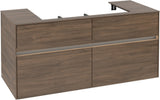Villeroy & Boch Waschtischunterschrank Collaro C087 B0 Arizona Oak 1200 mm mit Beleuchtung und SoftClosing