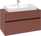 Villeroy & Boch Waschtischunterschrank Collaro C020 B0 1000 mm White Oak mit Beleuchtung