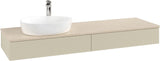 Villeroy & Boch Waschtischunterschrank Antao K15153 1600 mm Anthracite Matt Lack mit Hahnlochbohrung