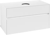 Villeroy & Boch Waschtischunterschrank Collaro C03800MS 1000 mm White Matt – 2 Auszüge, SoftClosing