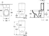 Villeroy & Boch O.novo Tiefspül-WC 5661C1 360x635mm Rund Weiß Alpin