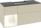 Villeroy & Boch Finion Waschbeckenunterschrank 1200 mm Glossy White mit Beleuchtung