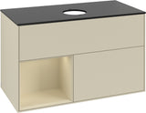 Villeroy & Boch Waschtischunterschrank Finion FA12G 1000 mm Glossy White Lacquer mit Beleuchtung