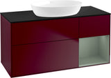 Villeroy & Boch Finion Waschtischunterschrank FA72GFGF 1200 mm Glossy White Lacquer mit LED-Beleuchtung