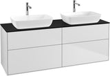 Villeroy & Boch Finion Waschbeckenunterschrank 1600 mm Glossy White Lacquer mit Beleuchtung