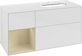 Villeroy & Boch Waschtischunterschrank Finion F271G 1200 mm Glossy White Lacquer mit Beleuchtung
