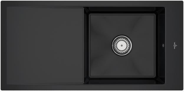 Villeroy & Boch Timeline 60 Flat Einbauspüle 965x475mm Ebony CeramicPlus reversibel