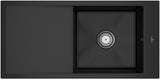 Villeroy & Boch Timeline 60 Flat Einbauspüle 965x475mm Ebony CeramicPlus reversibel