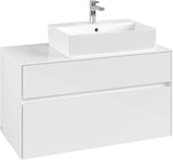 Villeroy & Boch Waschtischunterschrank Collaro C127, 1000 mm, Glossy White, mit SoftClosing