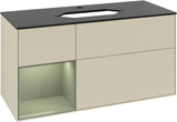 Villeroy & Boch Finion Waschtischunterschrank 1200 mm Glossy White Lacquer mit LED-Beleuchtung