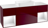Villeroy & Boch Finion Waschtischunterschrank 1600 mm Glossy White Lacquer mit Beleuchtung
