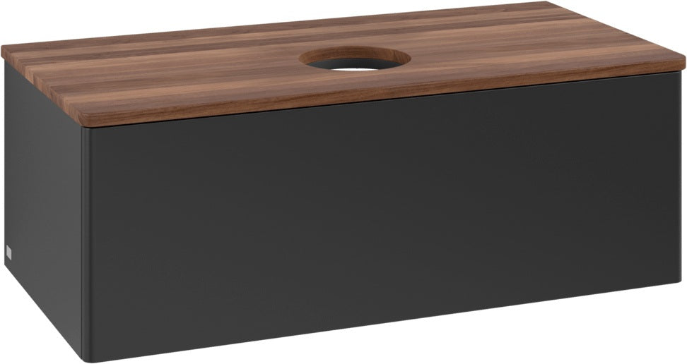 Villeroy & Boch Antao Waschtischunterschrank 1000 mm Anthracite Matt mit Push-to-open