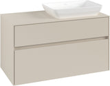 Villeroy & Boch Waschtischunterschrank Collaro C11100 – 1000 mm, Cashmere Grey, mit SoftClosing