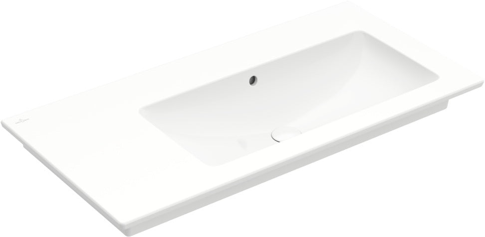 Villeroy & Boch Schrankwaschtisch Venticello 1000 mm Weiß Alpin Rechteckig mit Überlauf
